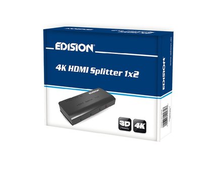 Edision 4K HDMI splitter 1&times;2 ultra HD