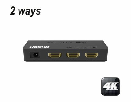 Edision 4K HDMI splitter 1&times;2 ultra HD