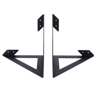 Gorillz Wearer Industri&euml;le Plankdragers Set van 2 Legplankdragers Zwart