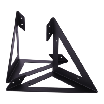 Gorillz Wearer Industri&euml;le Plankdragers Set van 2 Legplankdragers Zwart