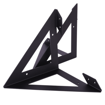 Gorillz Wearer Industri&euml;le Plankdragers Set van 2 Legplankdragers Zwart