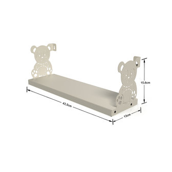 Gorillz Panda Kids - Kinderkamer - Babykamer - Boekenplank - Wit
