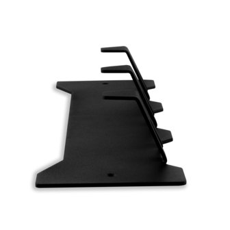 Gorillz Triangle Three - Wandkapstok - 44 x 5,6 x 12 cm - Zwart 