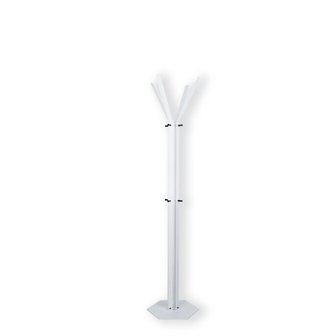 Gorillz&nbsp;Stack&nbsp;- Kapstok&nbsp;Staand&nbsp;- Staande kapstok	-&nbsp;Metaal - 12&nbsp;Kapstok haken -&nbsp;174,5 cm -&nbsp;Wit