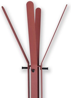 Gorillz&nbsp;Stack&nbsp;- Kapstok&nbsp;Staand&nbsp;- Staande kapstok	-&nbsp;Metaal - 12&nbsp;Kapstok haken -&nbsp;174,5 cm -&nbsp;Koperbruin
