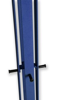 Gorillz&nbsp;Stack&nbsp;- Kapstok&nbsp;Staand&nbsp;- Staande kapstok	-&nbsp;Metaal - 12&nbsp;Kapstok haken -&nbsp;174,5 cm - Blauw
