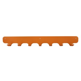 Oranje Wandkapstok Rounded Seven