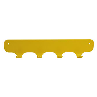 Wandkapstok Geel Rounded seven