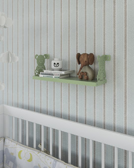Gorillz Panda Kids - Kinderkamer - Babykamer - Boekenplank - Groen