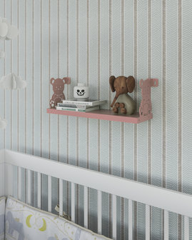 Gorillz Panda Kids - Kinderkamer - Babykamer - Boekenplank - Roze