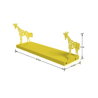 Gorillz Giraffe Kids - Babykamer - wandplanken - Boekenplank - Geel