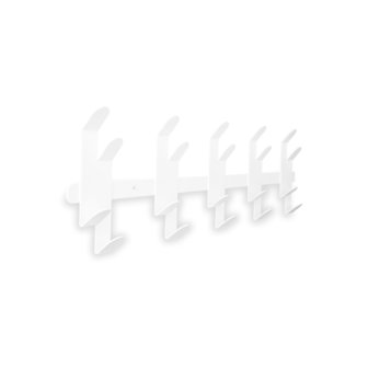 Gorillz Wandkapstok Origami - Wandkapstok - 20 haken - Wit