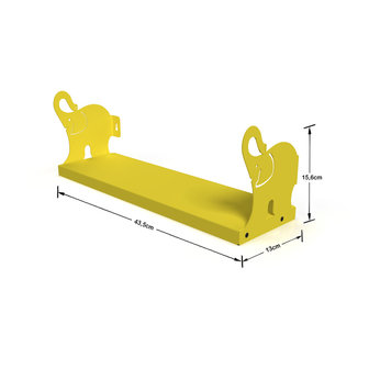Gorillz Elly Kids Kinderkamer Boekenplank - Geel