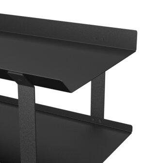 Gorillz Layer - Schoenenbank Met opbergruimte - Schoenenrek - Schoenenkast - 8 Paar - 80 cm - Zwart
