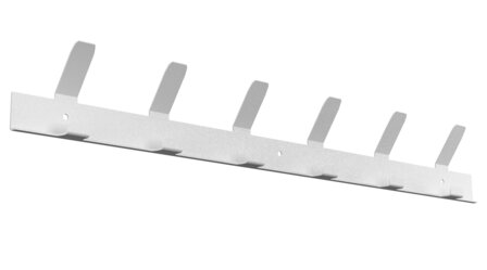  Gorillz Trim 50 Kapstok -12 haken (lengte) 55 cm - Metaal - Wit