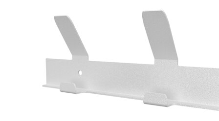  Gorillz Trim 50 Kapstok -12 haken (lengte) 55 cm - Metaal - Wit