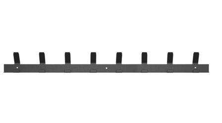Gorillz Trim 75 Kapstok - 16 Haken (lengte) 75 cm - Metaal - Zwart