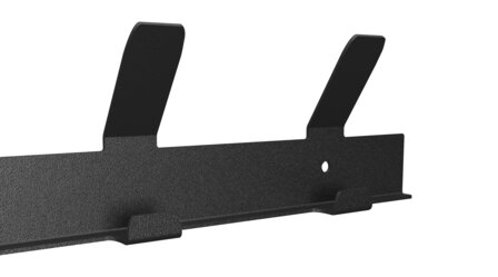 Gorillz Trim 75 Kapstok - 16 Haken (lengte) 75 cm - Metaal - Zwart