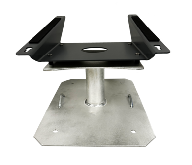 Big Q FLAT HIGH-PERFORMANCE antenne mount Aluminium railing beugel vlak montage