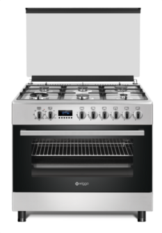 Wiggo WO-E969R(XX) Serie 9 - Gasfornuis - Rvs