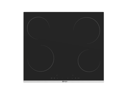 Wiggo WH-E624G(B) - Inbouw inductie kookplaat - 2 fase - 60cm - Zwart