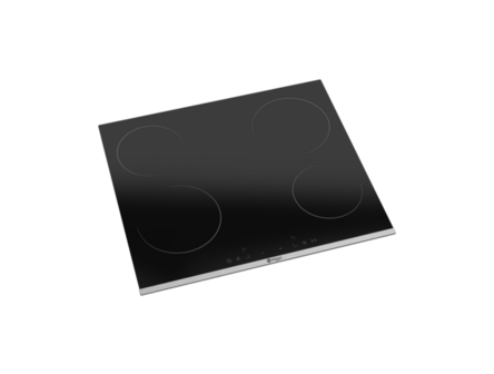 Wiggo WH-E624G(B) - Inbouw inductie kookplaat - 2 fase - 60cm - Zwart