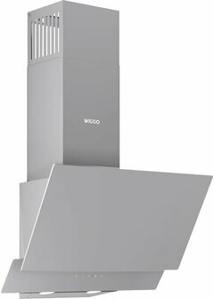 Wiggo WE-E523G(G) - Schuine Afzuigkap - 50cm - Grijs Dubbel Glas