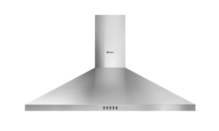 Wiggo WE-E943R(XB) - Wandschouw Afzuigkap - 90cm - Rvs