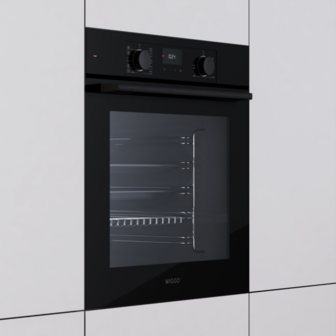 Wiggo WO-BFA610(B) - Inbouw heteluchtoven - Zwart