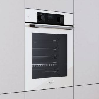 Wiggo WO-BFA610(W) - Inbouw heteluchtoven - Wit