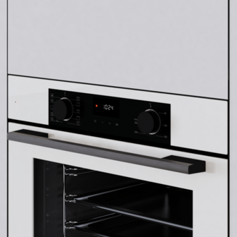 Wiggo WO-BFA610(W) - Inbouw heteluchtoven - Wit
