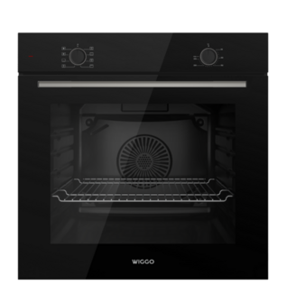 Wiggo WO-B608(B) - Inbouw heteluchtoven - Zwart
