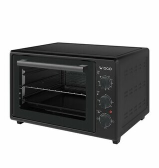 Wiggo WMO-E353(B) - Vrijstaande Oven - 35 liter - Zwart