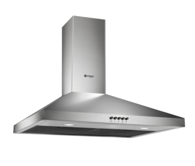 Wiggo WE-D630P(X) - Wandschouw Afzuigkap - 60cm - Rvs