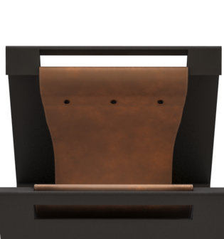 Gorillz Stash - Leer - Tijdschriftenhouder - Bruin