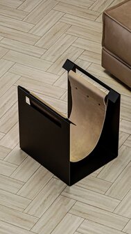 Gorillz Stash - Leer - Tijdschriftenhouder - Bruin