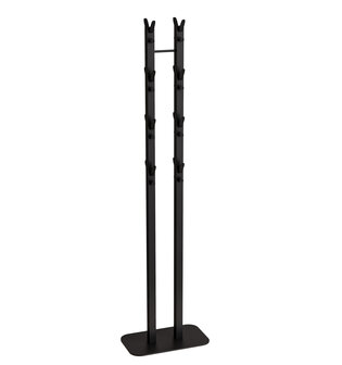 Gorillz Atomy XL - kapstok staand - Staande Kapstok - 32 haken - Metaal - 180 cm - Zwart