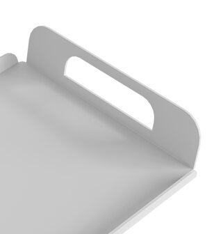 Gorillz Vigor Dienblad - Tray - Serveerblad - 32,5 x 21 x 4,5 - Metaal - Wit 
