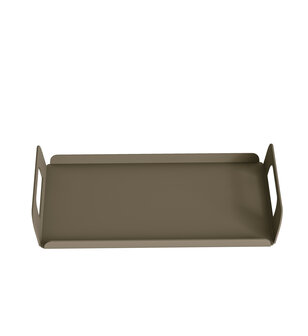Gorillz Vigor Dienblad - Tray - Serveerblad - 32,5 x 21 x 4,5 - Metaal - Bruin