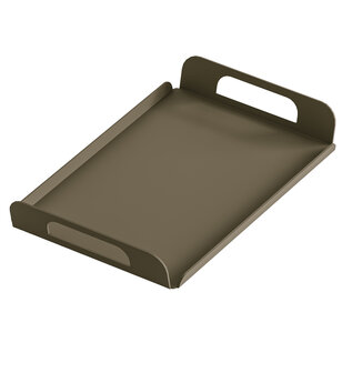 Gorillz Vigor Dienblad - Tray - Serveerblad - 32,5 x 21 x 4,5 - Metaal - Bruin