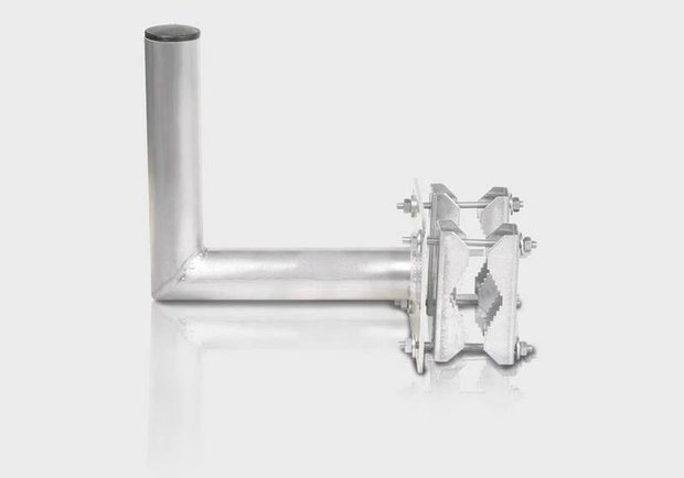 Blueqon BKL48 H-Vorm, Mastklem geschikt tot 48mm buis diameter