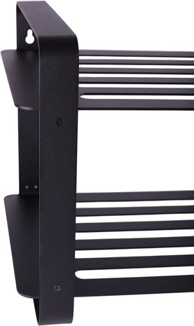 Gorillz  Unify -  Schoenenbank Met opbergruimte - Schoenenrek - Schoenenkast - 8 Paar - 80 cm Opbergrek - Zwart