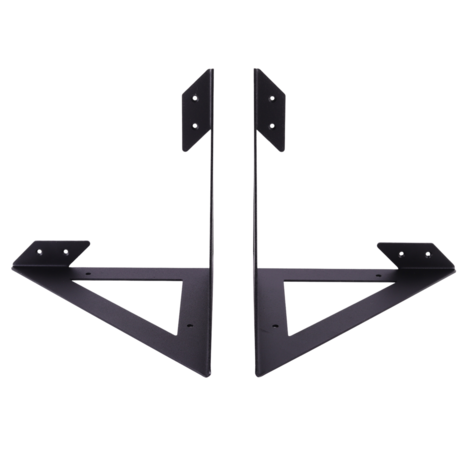 Gorillz Wearer Industriële Plankdragers Set van 2 Legplankdragers Zwart