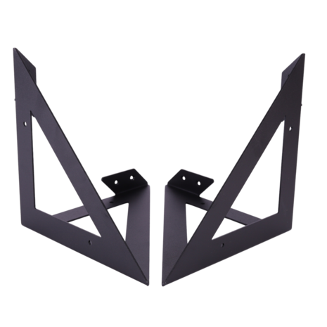 Gorillz Wearer Industriële Plankdragers Set van 2 Legplankdragers Zwart