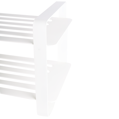 Gorillz  Unify -  Schoenenbank - Met opbergruimte - Schoenenrek - Schoenenkast - 8 Paar - 80 cm Opbergrek - Wit