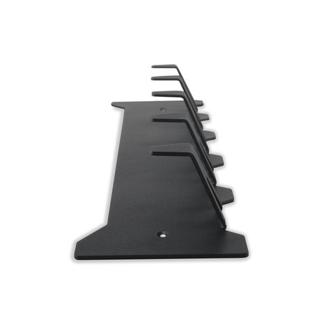 Gorillz Triangle Five - Wandkapstok - 5 haken - 70 x 5 x 12 cm - Zwart 