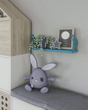 Gorillz Elly Kids Kinderkamer Boekenplank - blauw