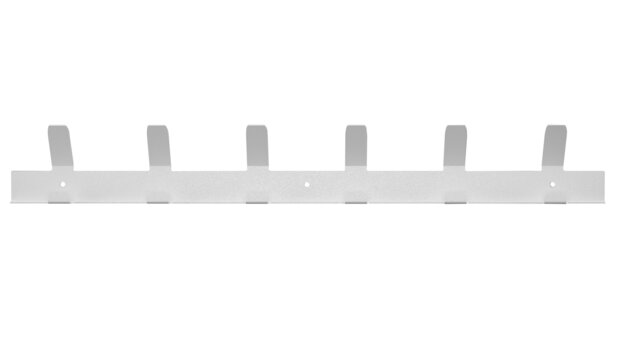  Gorillz Trim 50 Kapstok -12 haken (lengte) 55 cm - Metaal - Wit