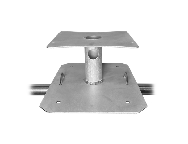 Big Q FLAT HIGH-PERFORMANCE antenne mount Aluminium railing beugel vlak montage
