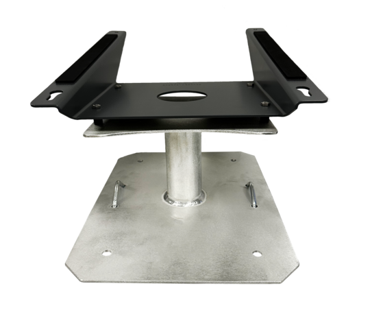 Big Q FLAT HIGH-PERFORMANCE antenne mount Aluminium railing beugel vlak montage